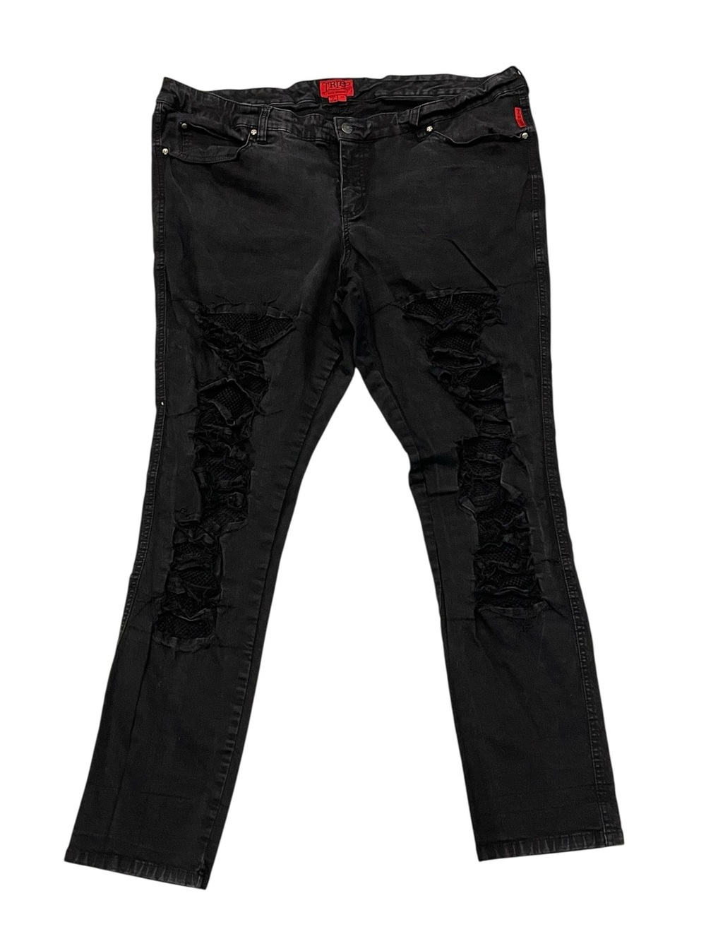Tripp NYC ripped black jeans Size:24